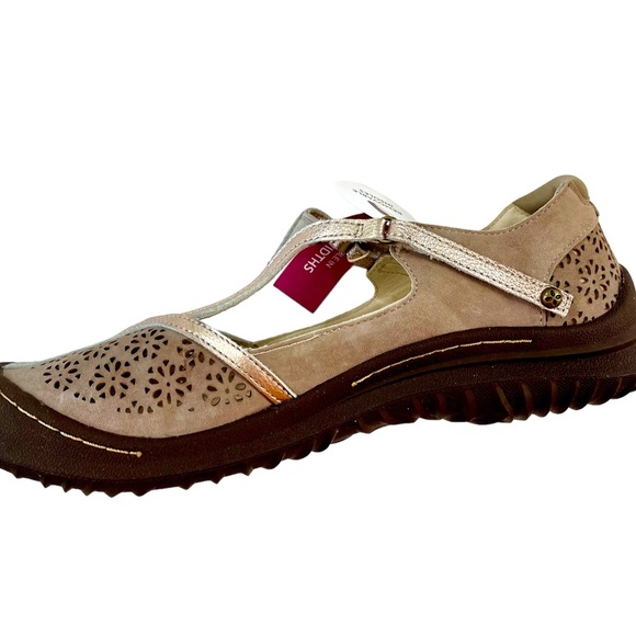 Jambu: Creek, sandals, Mary Jane, tan and gold tone, new with tags. - Picture 9 of 9